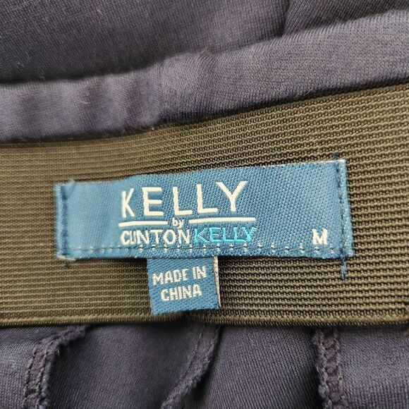 Navy and Black Leggings Bundle of 2 Stretch Pants Medium Clinton Kelly Leggings - Picture 7 of 8